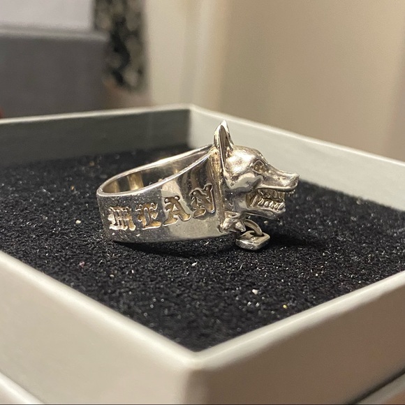 HELLHOUND RING (.925 Sterling Silver) - Hard Jewelry - Picture 2 of 4